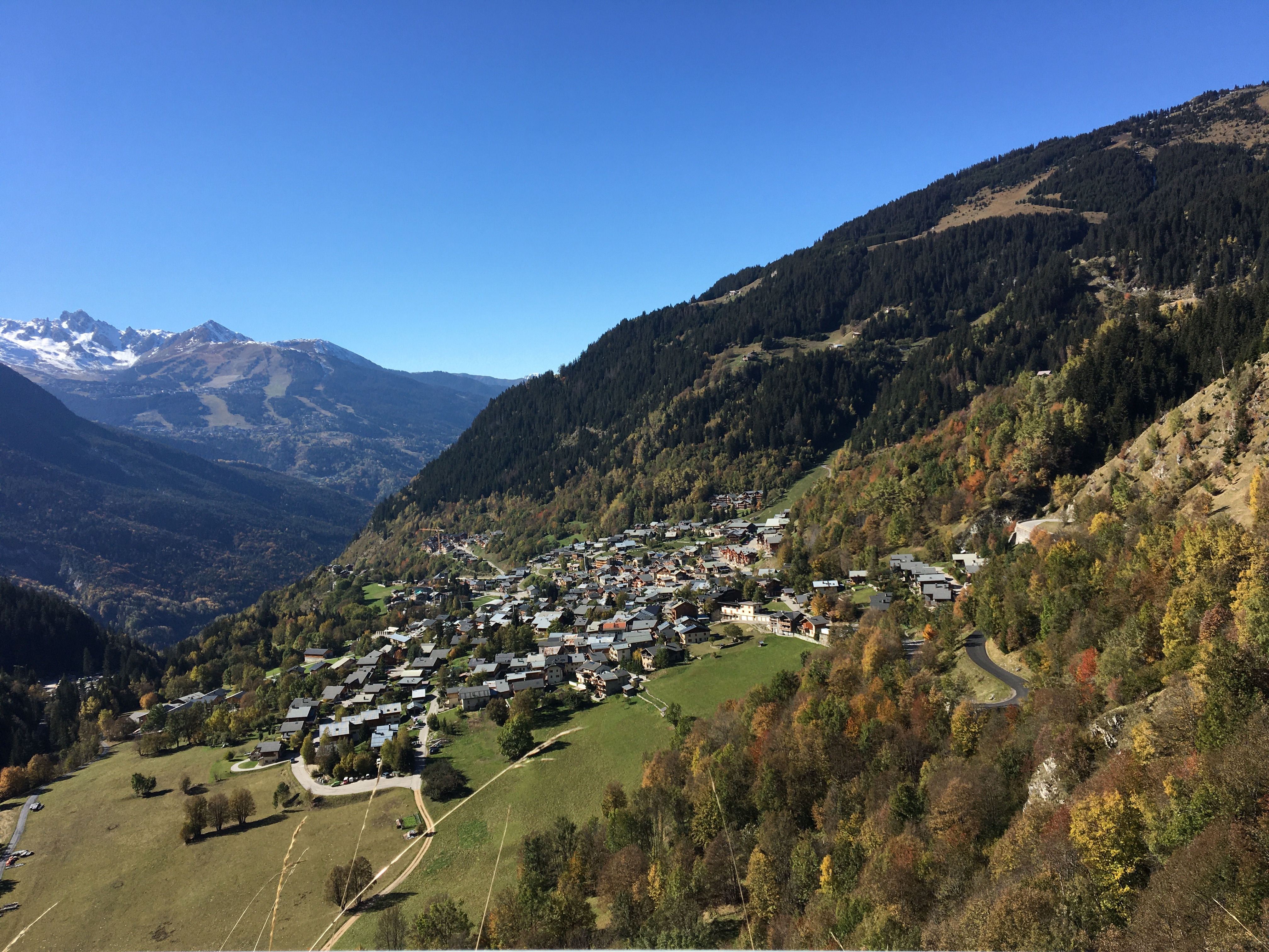 Champagny in de herfst