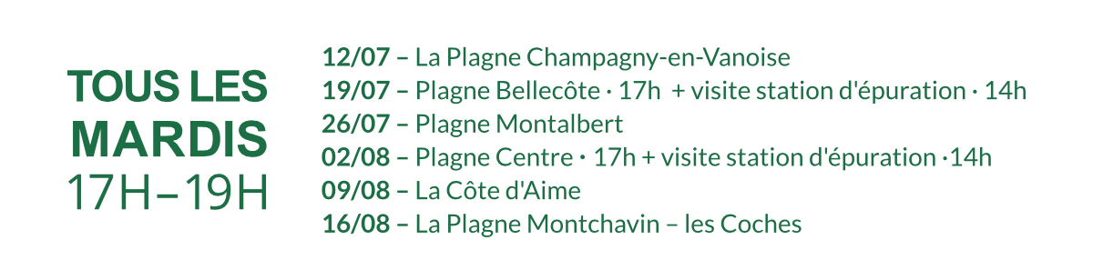 Ateliers sensibilisation micropolluants planning