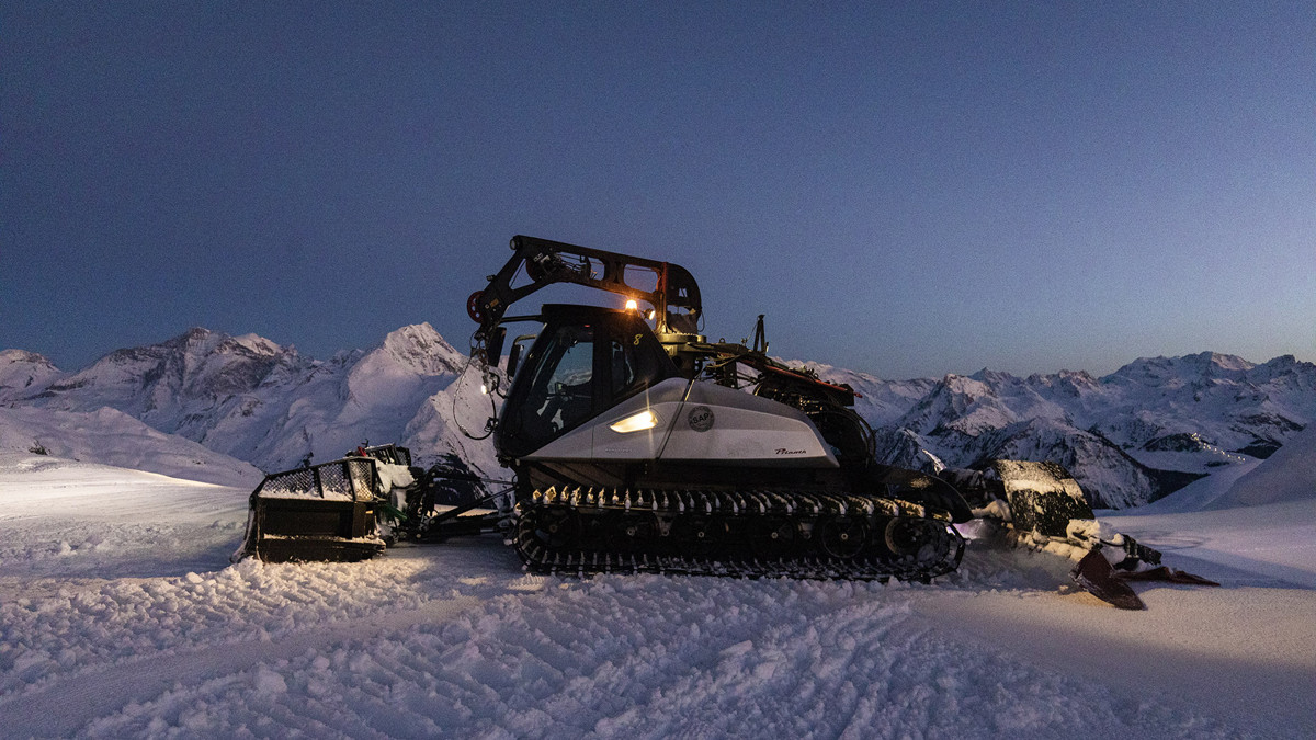 Dameuse à La Plagne