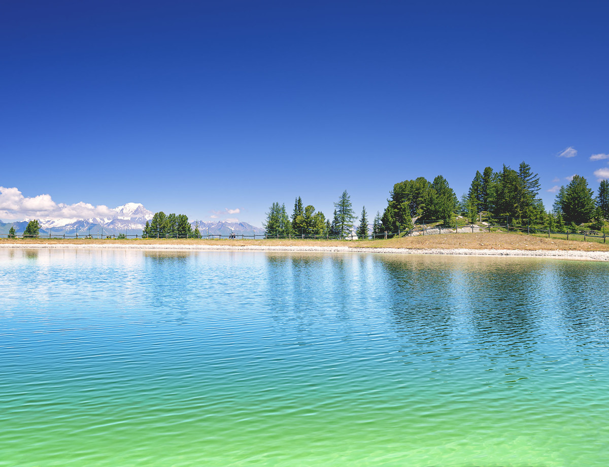 Lac des Blanchets à La Plagne