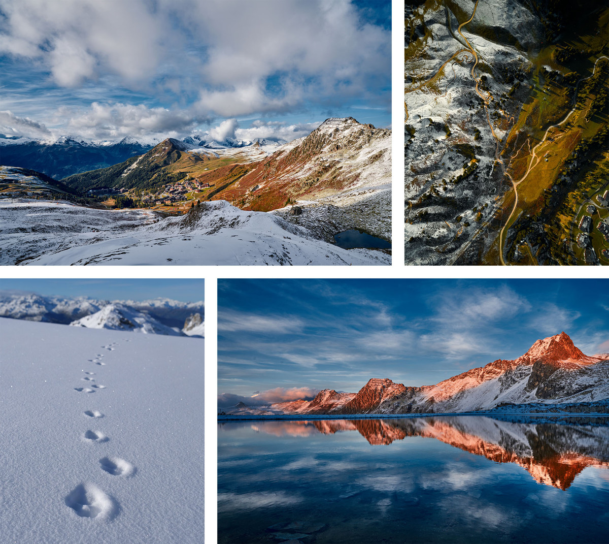 Paysages d'automne à La Plagne