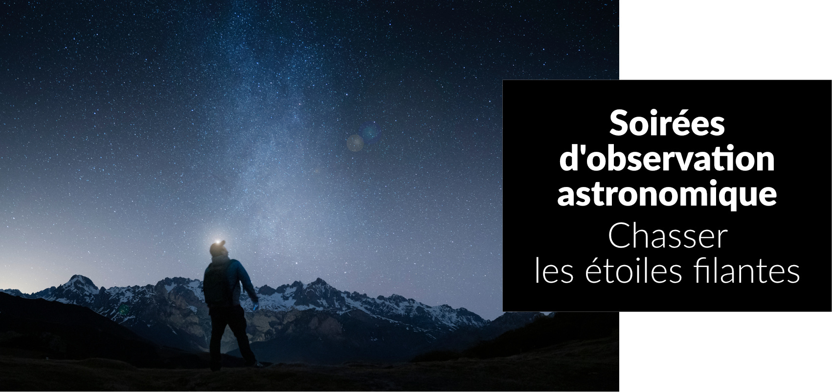 Chasser les étoiles filantes, Soirées d'observation astronomique