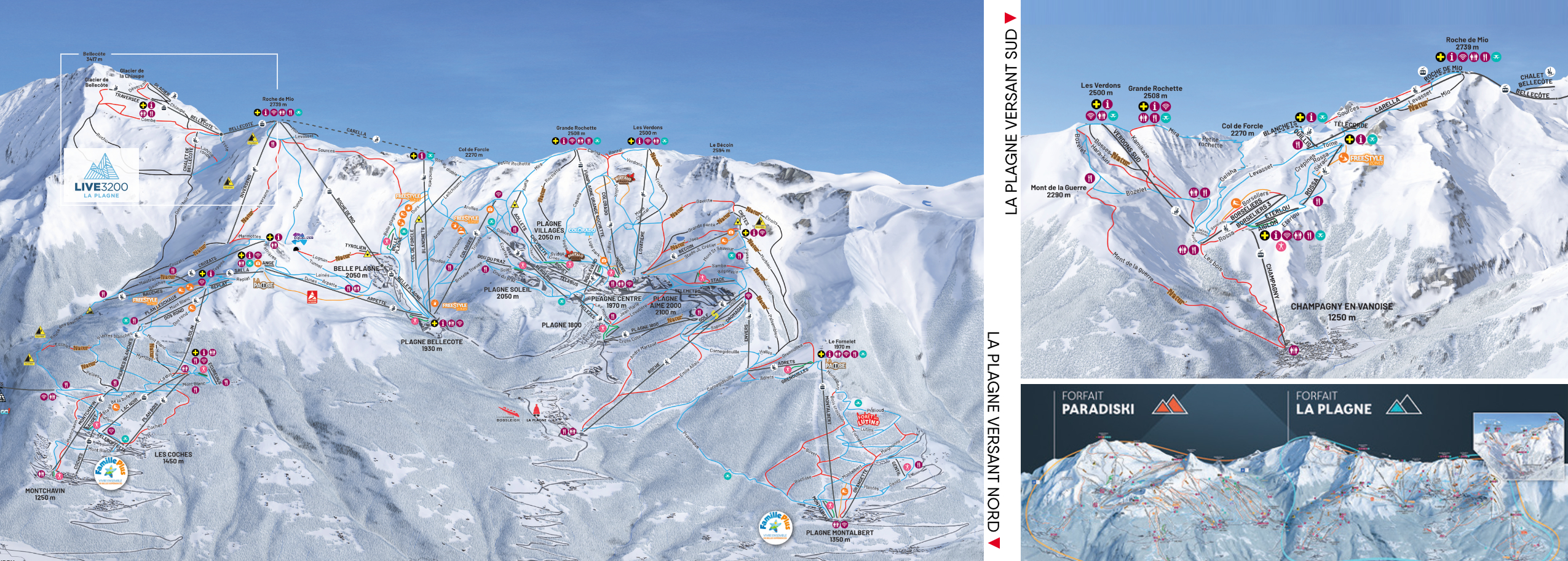 Webcams La Plagne Hiver