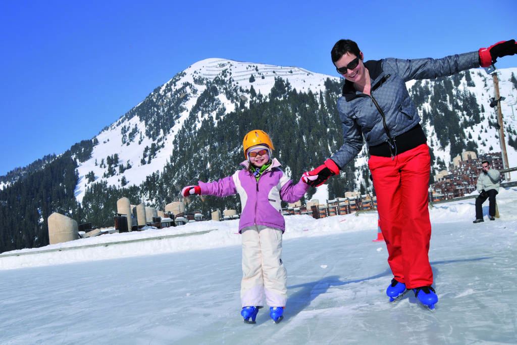 patinoire plagne bellecote photo