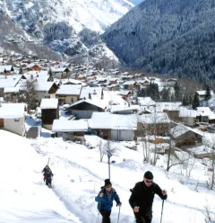 balade raquettes au Châtelard
