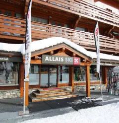 Entréefront de neige Allais ski Plagne Centre