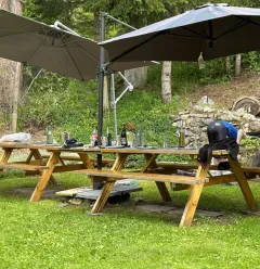 jardin amenagé à la plagne