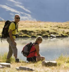 Randonnée vers le lac du Carroley