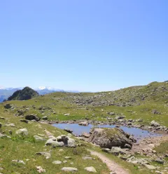 Vue sur le lac de Portette