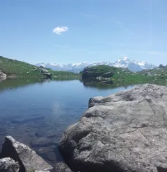 Lac de Portette vallée de la Plagne
