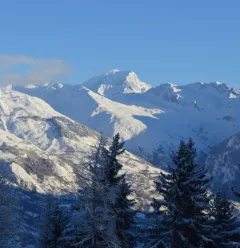 Vue sur le Mont Blanc depuis l'appartement
