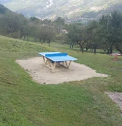 table de ping pong aire de jeux de macot - vallée de la Plagne