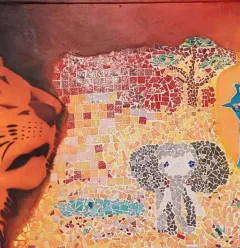 Atelier mosaïque et Graff Ecole