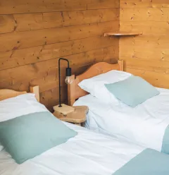Chambre Auberge Le Valezan - 2 lits simples