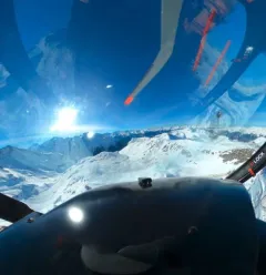 Baptême hélicoptère AIR La Plagne