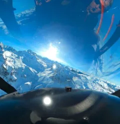 Baptême hélicoptère AIR La Plagne