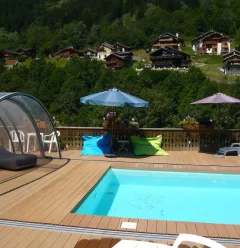 Vue piscine été