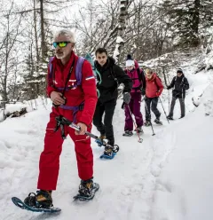 Sorties encadrées en raquettes avec l'ESF Champagny en Vanoise