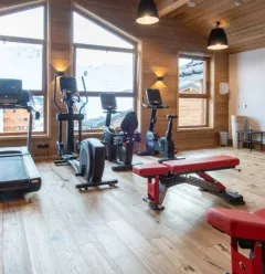 Salle de cardio training du White Pearl Lodge & SPa