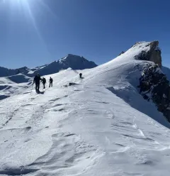 Randonnée raquette en d'altitude