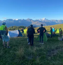 Initiation au Bivouac à la Plagne