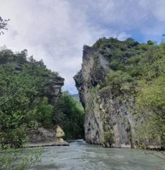 Passage vers le saut de la Pucelle