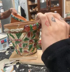 Atelier mosaïque Picassiette et marbre de Villette_Aime-la-Plagne