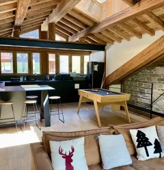 cuisine et billard