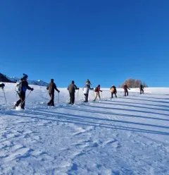 Sortie raquettes avec le Bureau des Guides de Montalbert_Plagne-Montalbert