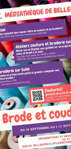 Brodécou ! Exposition et partage de savoir-faire_La Plagne Tarentaise