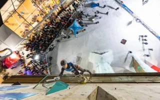 Championnat du monde d'escalade sur glace_Champagny-en-Vanoise