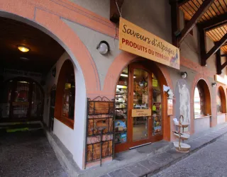 La boutique Saveurs d'Alpages aux Coches