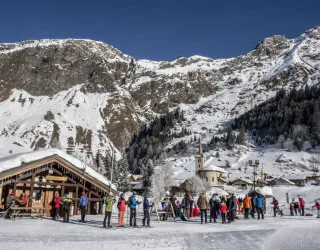 Chalet de ski de fond