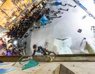 Championnat du monde d'escalade sur glace_Champagny-en-Vanoise