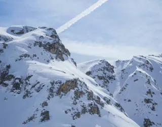 Montagne enneigée