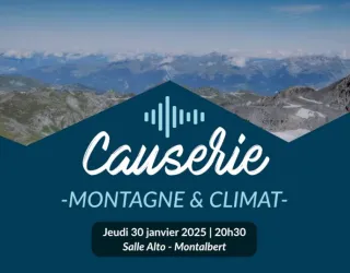 Conférence Montagne et Climat Les causeries_Plagne-Montalbert