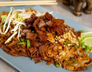 Repas pad thaï_Aime-la-Plagne