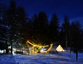 Soirée tipi