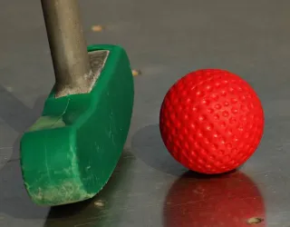 Mini Golf !_Montchavin-les-Coches