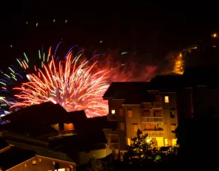 Feu d'artifice du 14 Juillet !_Montchavin-les-Coches