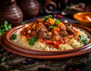 Couscous végétarien ou poulet_Aime-la-Plagne