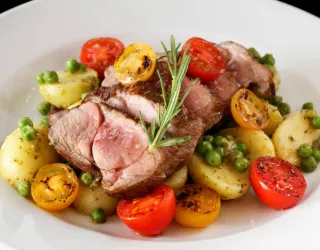 Menu tête de veau_La Plagne Tarentaise