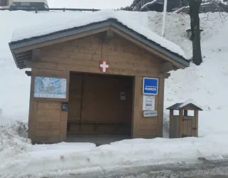 Arrêt navette Montchavin