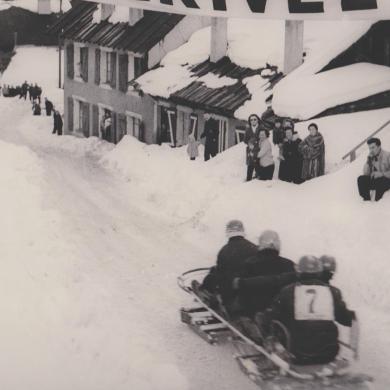 Bob historique à La Roche, La Plagne