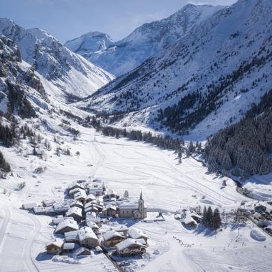 Champagny-le-haut sous la neige