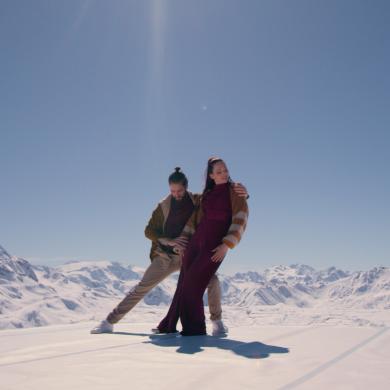 Danse au sommet du mont St Jacques La Plagne