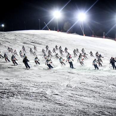 Born to be show descente à La Plagne