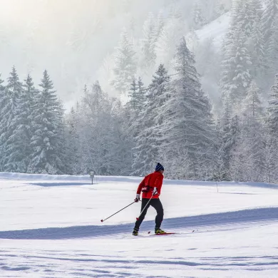Ski de fond à Champagny-le-Haut