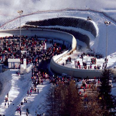 Piste olympique de bobsleigh