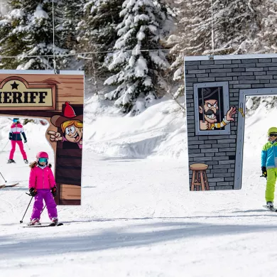 Buffalo Park piste ludique à La Plagne